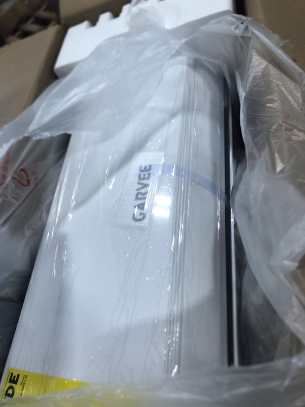 Photo 1 of ** TWO BOX *** GarveeLife Mini Split Air Conditioner & Heater Energy-Efficient 9000 BTU Ductless18.5 SEER2 Inverter, Heat Pump, WiFi, Remote, Quiet, Full Installation Kit, Cools/Heats up to 450 Sq.Ft