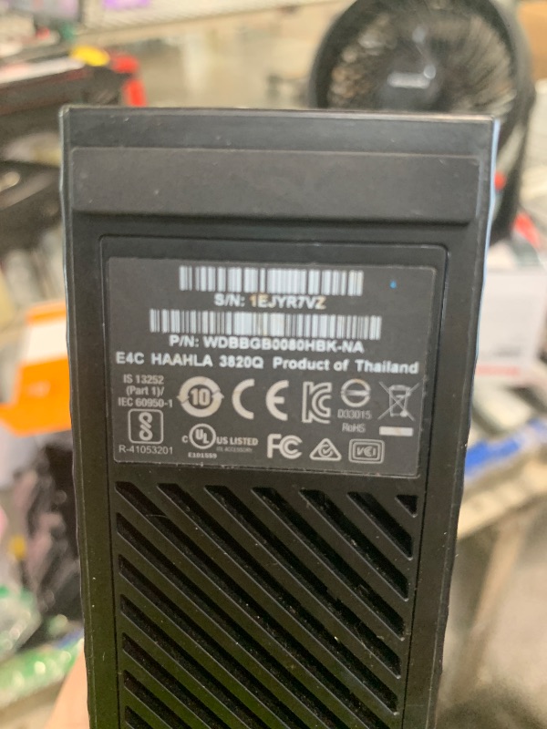 Photo 1 of ***NOT FUNCTIONAL***Western Digital 8TB My Book Desktop External Hard Drive, USB 3.0, External HDD with Password Protection and Backup Software - WDBBGB0080HBK-NESN