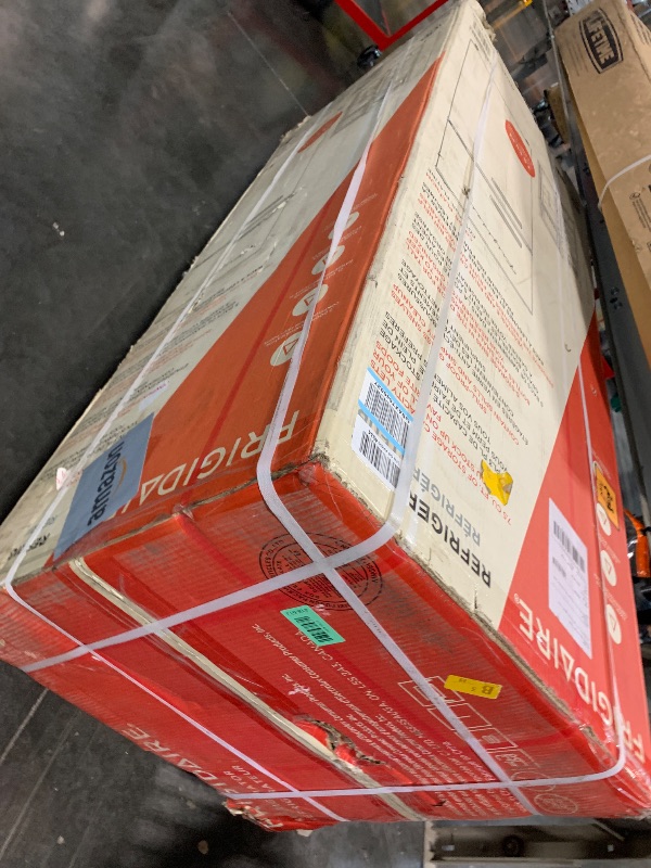 Photo 1 of **FACTORY SEALED* Frigidaire, 2 Door Apartment Size Refrigerator/Freezer Combo, 7.5 cu ft, Platinum Series, Stainless, 23" D x 21.5" W x 55.5" H