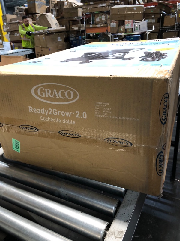 View 2 of ***FACTORY SEALED OPENED FOR INSPECTION***Graco Ready2Grow 2.0 Double Stroller