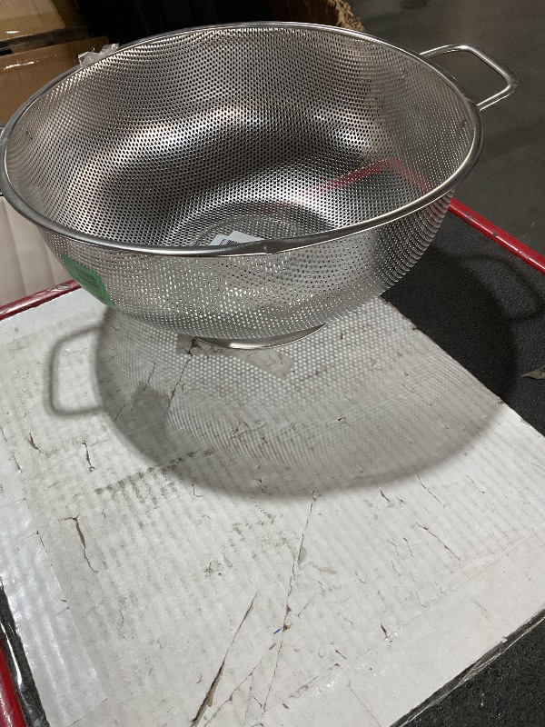 View 3 of ** product has a dent in it **
Gulex Stainless Steel Colander - 3 Quart