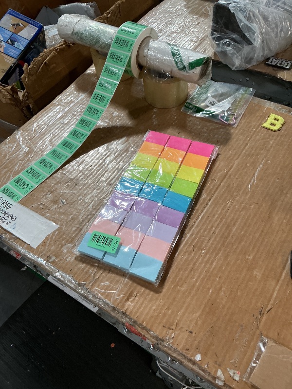 View 2 of (54 Pads) 9 Bright Colors Sticky Notes 1.5x2in, Suitable for School, Office