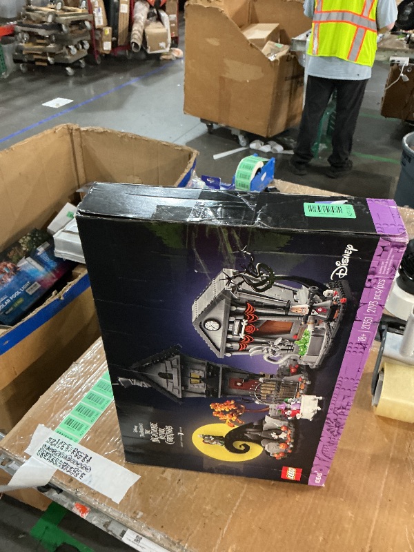 View 2 of ***MISSING PARTS***LEGO Disney Tim Burton's The Nightmare Before Christmas Decor - Building Set for Adults for Display, Ages 18+ - Collectible DIY Craft for Fans of Iconic Movie with Minifigures Included - 21351