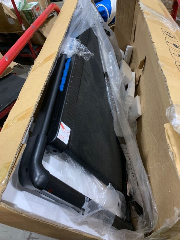 View 5 of ***MISSING PARTS***Treadmill with Speaker, 6-in-1 7.5MPH Foldable Treadmill for Home with App Compatible, Walking Pad with 10% Incline, LED Display, 3.0HP Brushless Drive, 350 LB Weight Capacity, 12 HIIT Programs