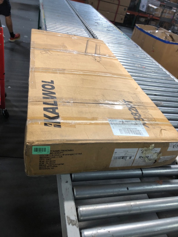 View 4 of ***MISSING PARTS***Treadmill with Speaker, 6-in-1 7.5MPH Foldable Treadmill for Home with App Compatible, Walking Pad with 10% Incline, LED Display, 3.0HP Brushless Drive, 350 LB Weight Capacity, 12 HIIT Programs
