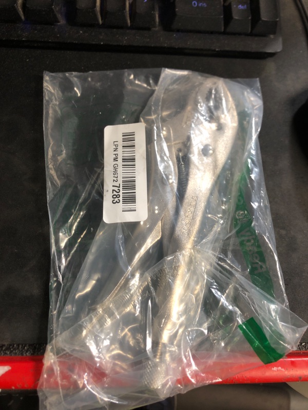 View 1 of  Steel Grip Locking Plier 10 " Curved Jaw