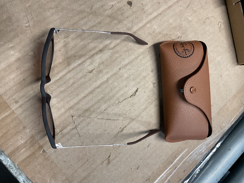 View 3 of *** GLASSES ARE STRETCHED OUT AND HAS SOME MINOR SCRATCHES ON THE FRAMES**
Ray-Ban Erika RB4171 Round Sunglasses - 54 mm