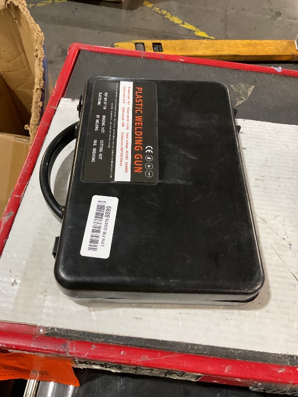 View 3 of ***MINIR DAMAGE***
Plastic Welding Machine Car Bumper Repair Kit, Hot Staple Gun Plastic Welder & 3 Types Staples: Flat, Outside Corner, Inside Corner