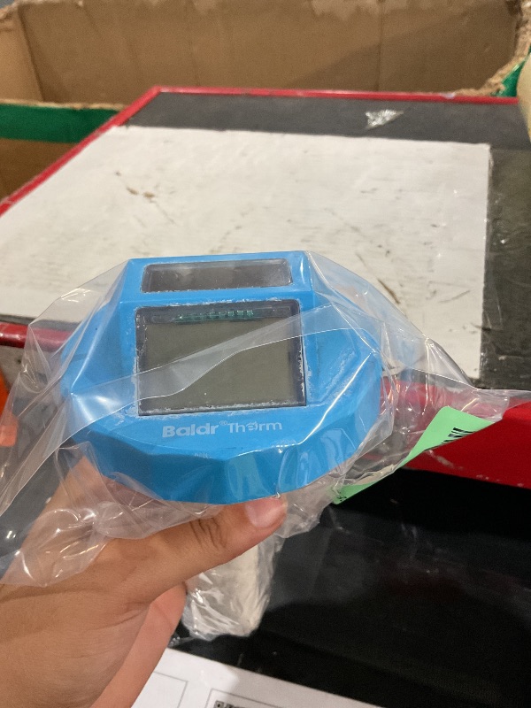 View 4 of ***MAJOR DAMAGE***
BaldrTherm Pool Thermometer Digital Floating, Swimming Pool Water Temperature Sensor, 2026 New Upgrade | Solar Powered | Easy Read | High Precision | Anti-Fog, for Hot Tub, Spa&Ice Bath (Light Blue)