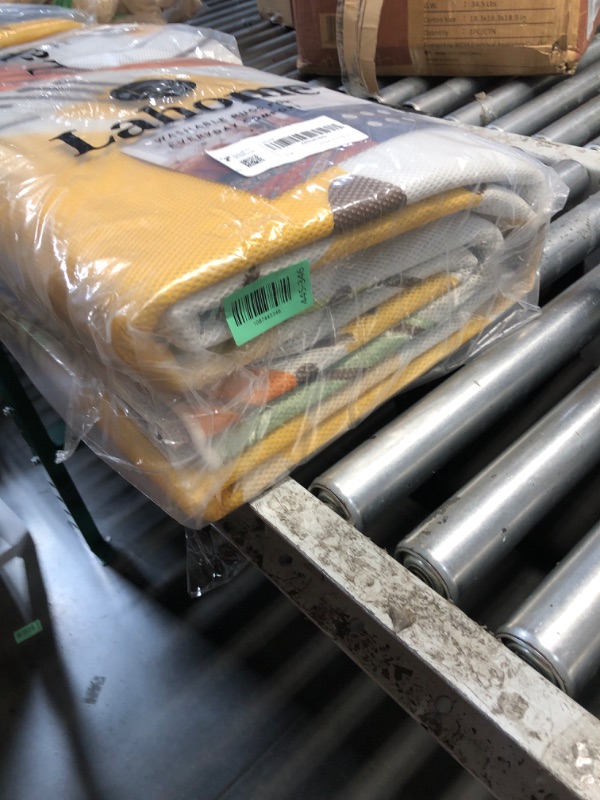 View 2 of ***FACTORY SEALED*** Lahome 6'x9' Floral Outdoor Rug - Yellow