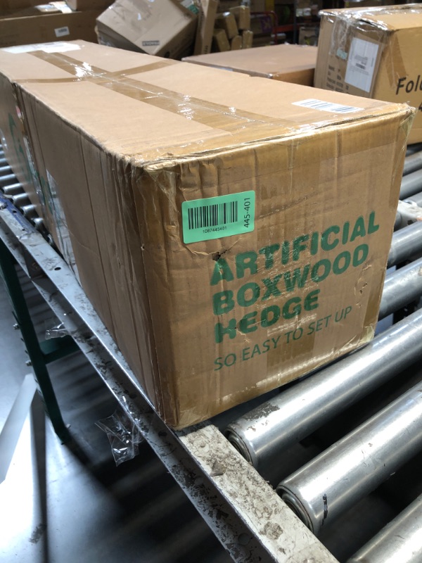 View 2 of ***FACTORY SEALED*** Grooy Artificial Boxwood Roll Panels 40"x120"