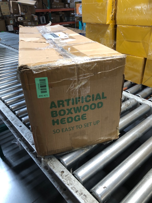 View 2 of ***FACTORY SEALED***Grooy Artificial Boxwood Roll Panels