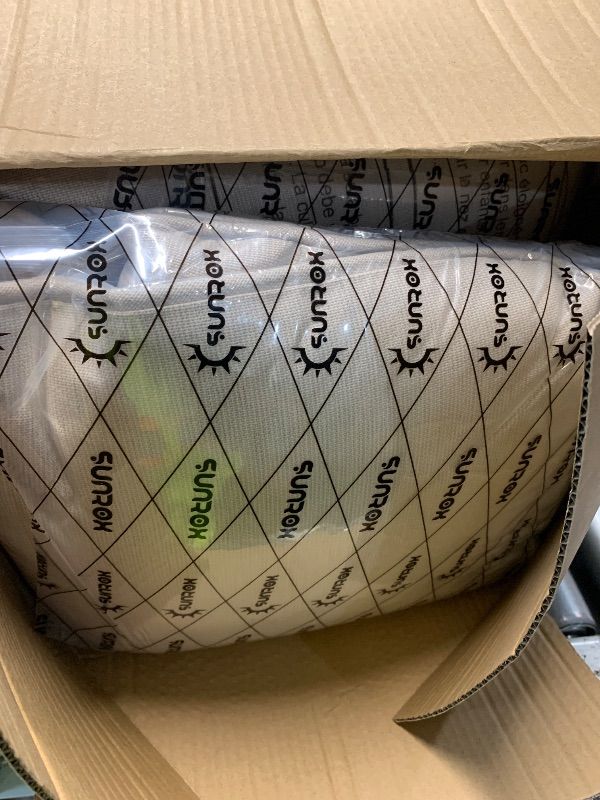 View 3 of ***FACTORY SEALED***SUNROX 2 Pack Outdoor Chair Cushions Waterproof & FadeShield Patio Furniture Cushions, All-Weather Quick-Dry Deep Seat Cushions with DryMesh Drainage Replacement Cushions for Sofa Couch 24x24 Inch