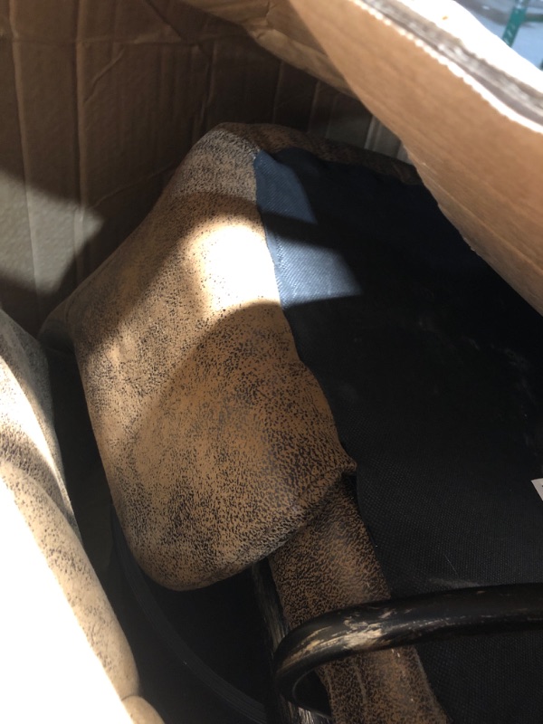 View 2 of ***MISSING PARTS*** VECELO Adjustable Swivel Bar Stools Set of 2 - Dark Brown