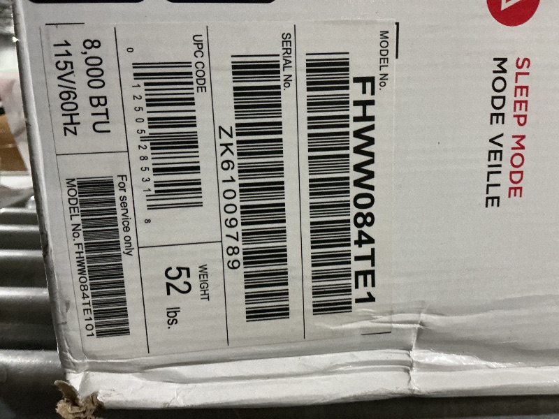 View 3 of **FACTORY SEALED** Frigidaire 8000 BTU Smart Window Air Conditioner