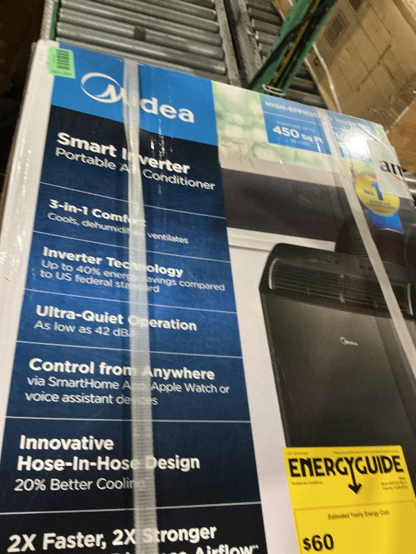 View 2 of **FACTORY SEALED** Midea Duo 12,000 BTU Portable Air Conditioner, Inverter Ultra Quiet