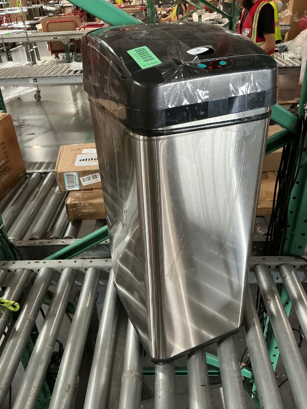 View 3 of (unfunctional) iTouchless 13 Gallon Sensor Trash Can with Lid | Pet Lock and Odor Filter