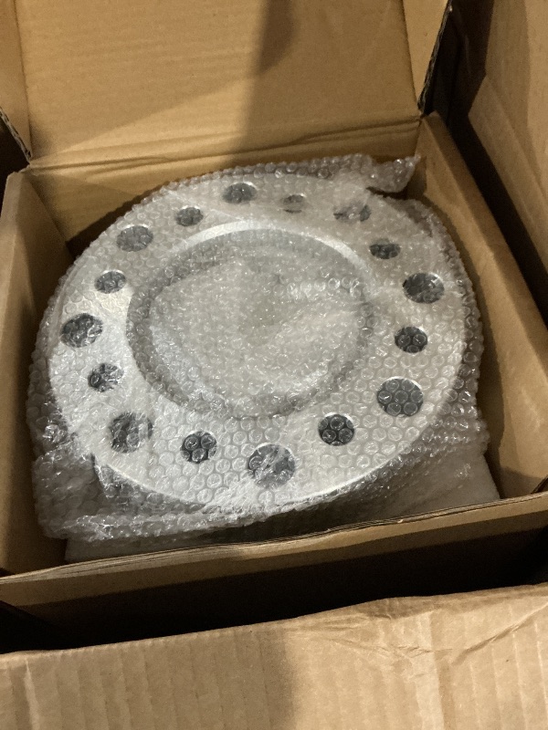 View 2 of ** STOCK PHOTO FOR REFERENCE ONLY **WHEEL CONNECT Light Truck Wheel Spacer,12mm Thickness(1/2inch),Fit 8 Bolt Pattern 8X6.5, 8X165.1, 8X170, 8X180, Cast Aluminum, Pack of 4.