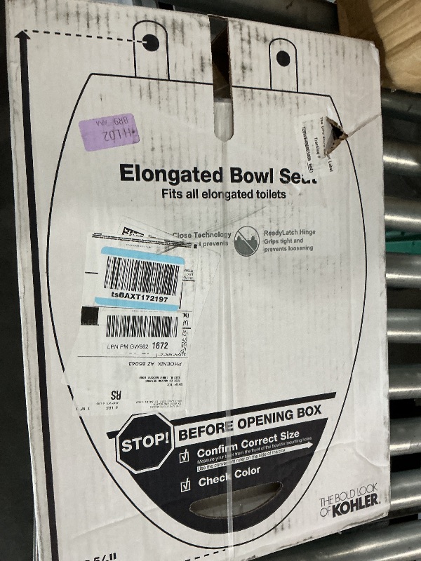 View 3 of ** FACTORY SEALED **Kohler Cachet Elongated Toilet Seat