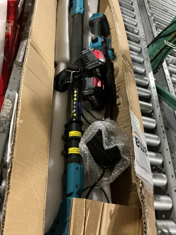 View 3 of 2-in-1 Electric Pole Saws for Tree Trimming, 6 Inch Mini Chainsaw Cordless with Extension Pole, 2 x 4000mAh Batteries,Battery Powered Pole Chain Saw, Tree Trimmer Limb Branch Cutter Pruner