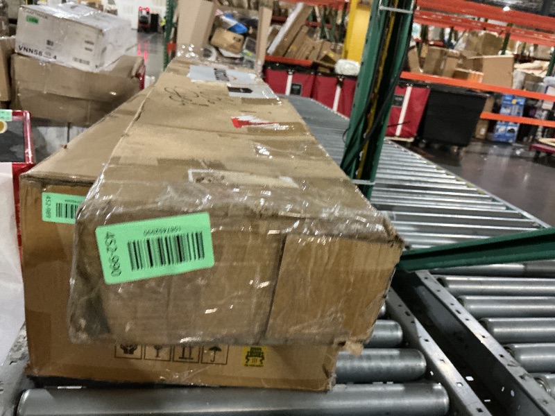 View 2 of ****USED MISSING PIECES**** PARTS ONLY****
Amazon Basics 6.6 ft Heavy Duty Sliding Barn Door Hardware Kit, Sturdy Big Wheel Design, Easy to Install, Fits 36"-40" Wide Panel, 1-3/8 to 1-3/4 inches Thickness, Black