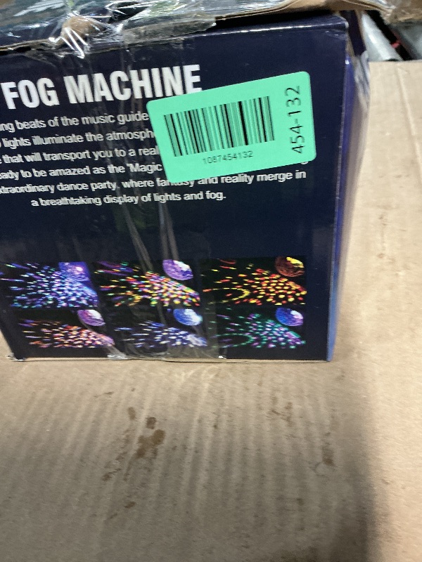 View 2 of ***DAMAGED - SEE NOTES/PICTURES*** Dashsafe 800W Fog Machine with Disco Ball Lights