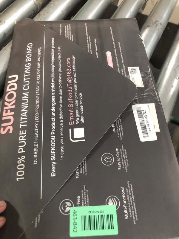 View 3 of ***missing large cutting board***Sufkodu Titanium Cutting Board Set of 3