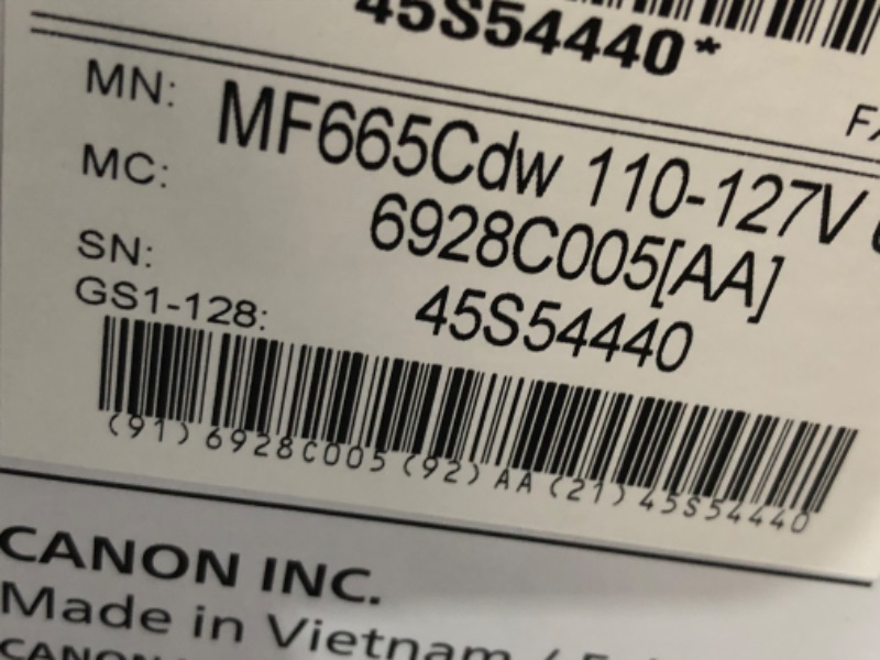 View 4 of ***FACTORY SEALED***Canon Color imageCLASS MF665Cdw - Wireless, All-in-One Duplex Laser Printer
