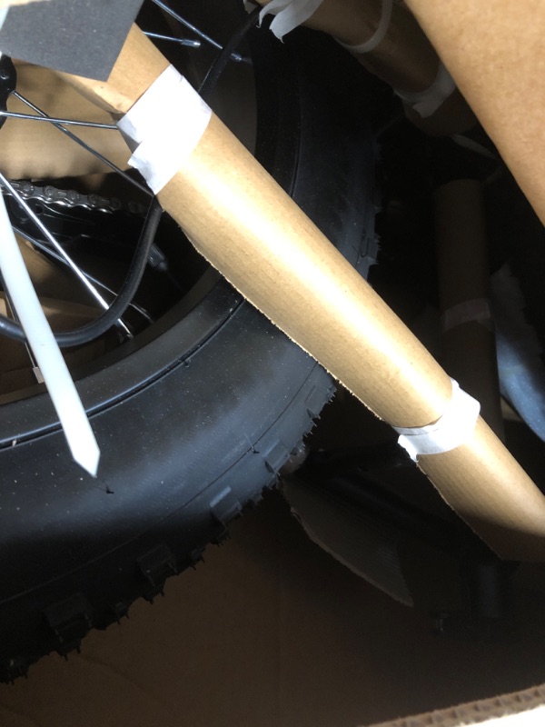 View 2 of ***FACTORY SEALED***Wooken Electric Fat Tire Bike, 20" Black