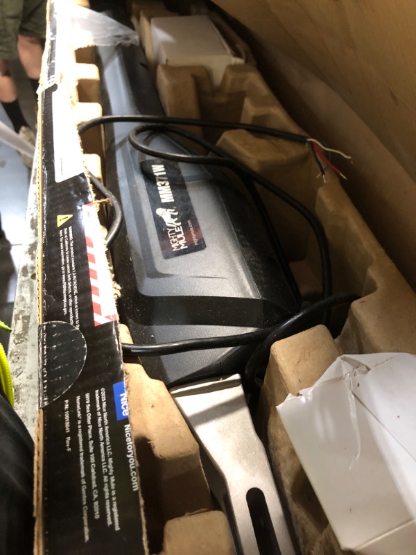 View 2 of **PARTS ONLY** Mighty Mule MM371W Automatic Gate Opener, Smart and Solar Ready, Includes Gate Opener Remote and More-Up to 16ft Long or 550lb, Black, 1 Gate Opener Kit