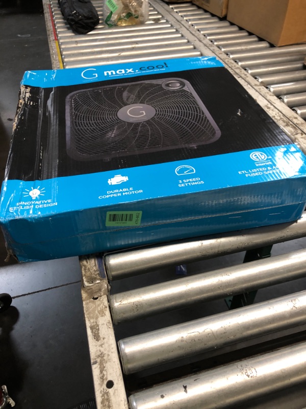 View 2 of ***MISSING SIDE PANELS***


Genesis 20" Box Fan, 3 Speed Settings, Black