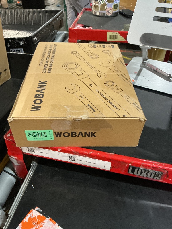 View 3 of *** 18MM RATCHET BROKEN ***
WOBANK 22-Piece Flex Head Ratcheting Wrench Set