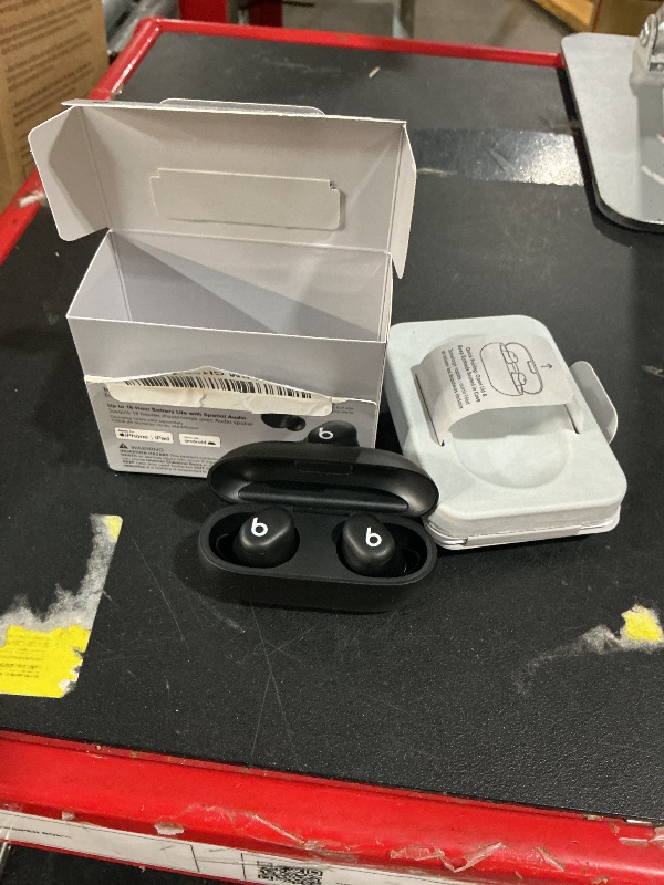View 2 of ***LOCKED***Beats Solo Buds - Wireless Bluetooth Earbuds | 18 Hours of Battery Life | Apple & Android Compatibility | Built-in Microphone - Matte Black
