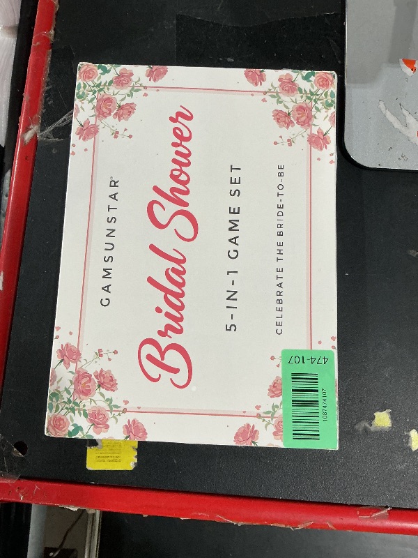 View 2 of ***FACTORY SEALED***
GAMSUNSTAR Bridal Shower Games, 5-Game Set for 32 Guests