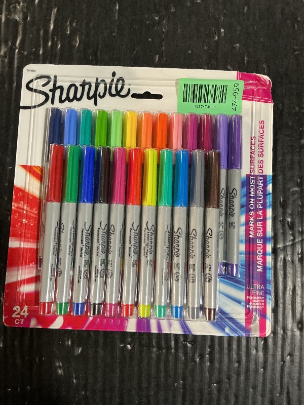 View 2 of ***FACTORY SEALED***
Sharpie Color Burst Permanent Markers, Ultra-Fine Tip, 24 Count - Writing, Drawing, Arts & Crafts, Teacher Supplies