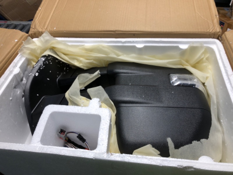 View 2 of ***STOCK PHOTO REFERENCE ONLY***
Towing Mirror for Chevy Silverado/GMC Sierra 2500HD 3500HD Passenger Side Mirror Year 2020 2021 2022 2023 2024 2025, Manual Telescoping & Folding, Right, No Camera, Textured Cover