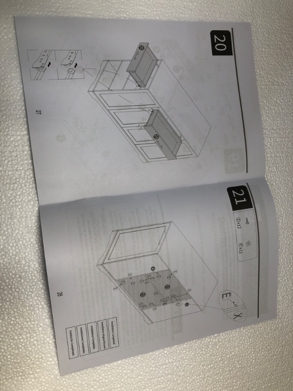 View 2 of ** MISSING BOX 2* PARTIAL SET* *
COLOR IS **WHITE** - KITCHEN ISLAND