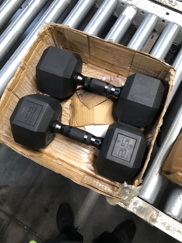 View 2 of ***STOCK PHOTO REFERENCE ONLY***
(2) - 25lbs weights