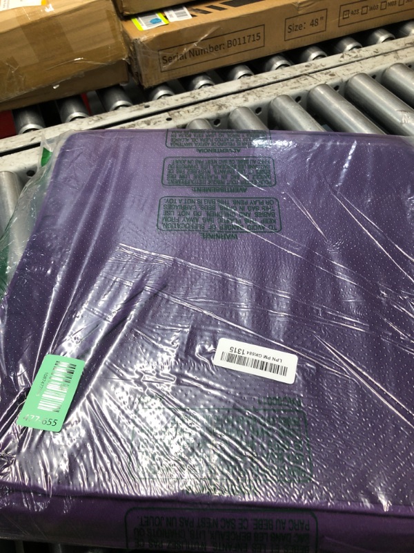 View 2 of ***MISSING PARTS***Tounosnt Patio Chair Cushions 17 x 16 x 3 Inch Waterproof Outdoor Seat Cushions for Patio Furniture, Outdoor Sofa Couch Pads with Ties & Handle, Set of 2, Purple***MISSING PARTS***