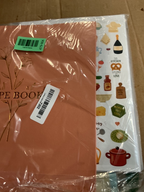 View 2 of ***DAMAGED COVER***

Lanpn Recipe Binder 8.5x11 3 Ring Kit, Waterproof Recipe Book Organizer Binder with 60 Plastic Sleeves,116 Recipes, Dividers,Labels & Stickers, Blank Recipe Binder to Write in Your Own Recipes, Rose
