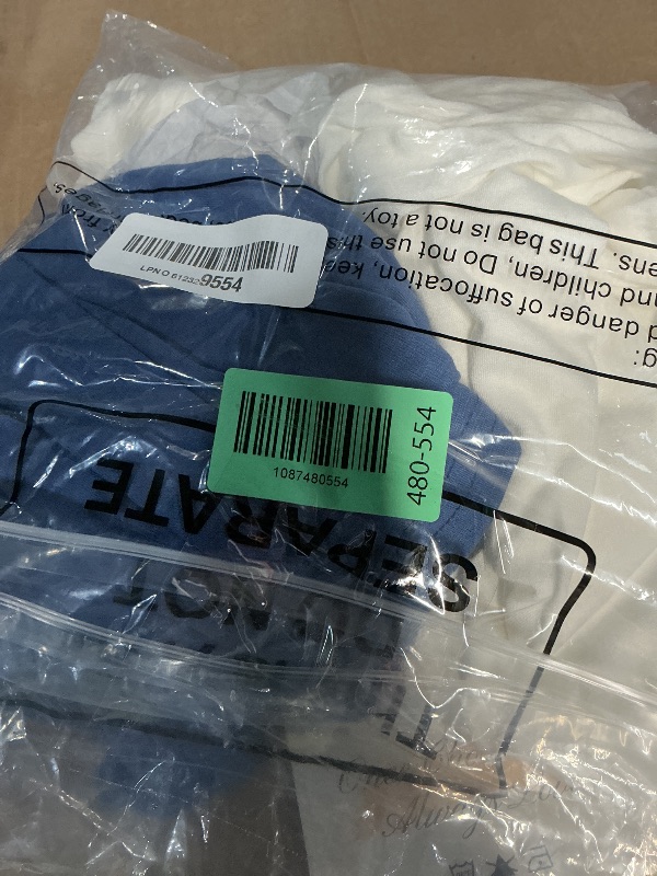View 2 of *** ONLY WHITE & BLUE INCLUDED, NO BLACK ***
Neer 3 Pack Cowl Neck Tops - Women's Medium