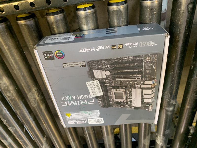 Photo 1 of ASUS Prime B650M-A AX II AMD B650 AM5 Ryzen™ Desktop 9000 8000 & 7000 Micro-ATX mATX Motherboard, DDR5, PCIe 5.0 M.2, 2.5Gb LAN, Wi-Fi 6, DisplayPort, HDMI®, USB 3.2, USB 3.2 Type-C®, BIOS Flashback™