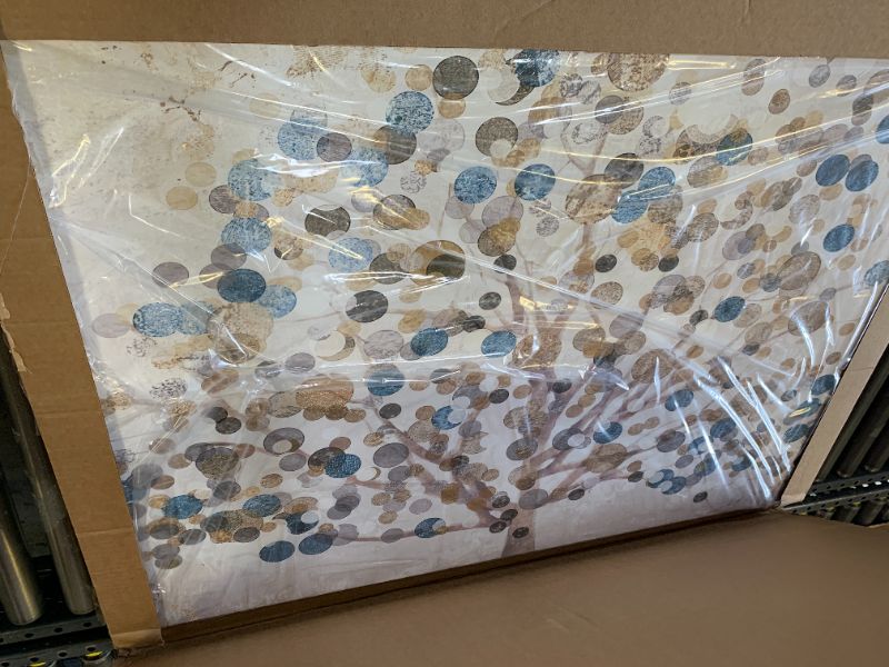 Photo 1 of Wrapped Canvas Wall Art - Color Bakery 'Bubble Tree' Wall Art for Living Room, Bedroom, or Office Décor - 35x47