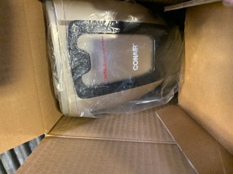 Photo 1 of Conair Handheld Garment Steamer for Clothes, Turbo ExtremeSteam 1875W Fabric Steamer, Portable Handheld Design, Strong Penetrating Steam, Amazon Exclusive, Black