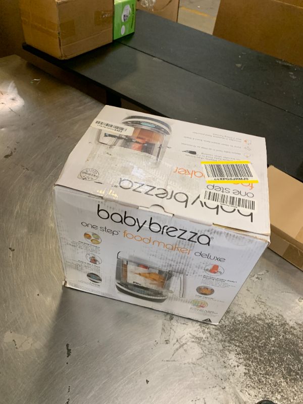 Photo 1 of Baby Brezza One Step Baby Food Maker Deluxe – Auto shut Off, Dishwasher Safe Cooker and Blender to Steam + Puree Organic Food for Infants + Toddlers - Set of 3 Pouches + 3 Funnels