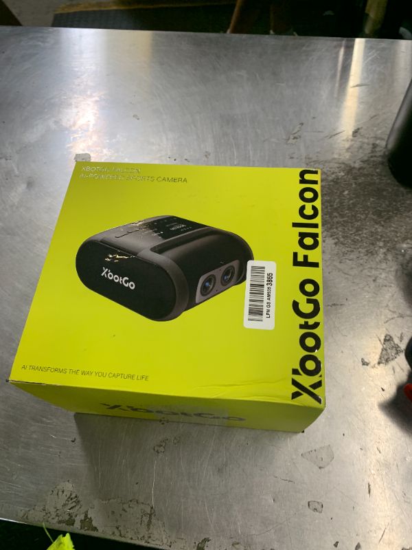 Photo 1 of XbotGo Falcon All-in-One AI Action Camera, 4K Auto Tracking Sport Camera for Soccer, Basketball & Football, Dual-Lens Team Sports Recorder with Live Streaming, No Subscription Required (Edge Green)