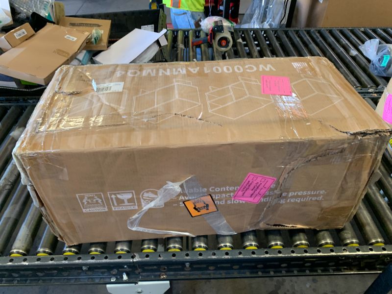 Photo 1 of Modular TV Stand for Up to 100 Inch TV,Modern Entertainment Center with Storage, 4 Pieces Console TV Stand with Adjustable Shelves,Also Used as Storage Sideboards for Dining Room,Living Room,Walnut