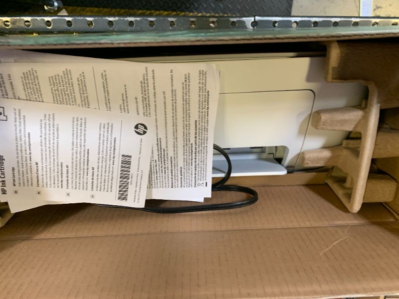 Photo 1 of HP DeskJet 2855e Wireless All-in-One Color Inkjet Printer, Scanner, Copier, Best-for-home, 3 month Instant Ink trial included. This printer is only 2.4 ghz capable. (588S5A)