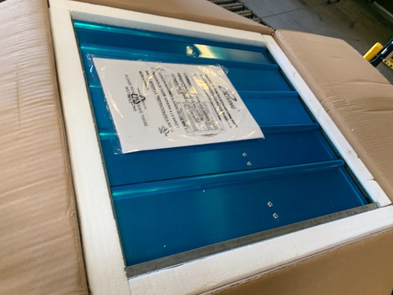 Photo 1 of iLIVING 20" Wall Mounted Shutter Exhaust Fan, Automatic Shutter, with Thermostat and Variable Speed controller, 2.2A, 3368 CFM, 5000 SQF Coverage Area Silver (ILG8SF20V-ST)