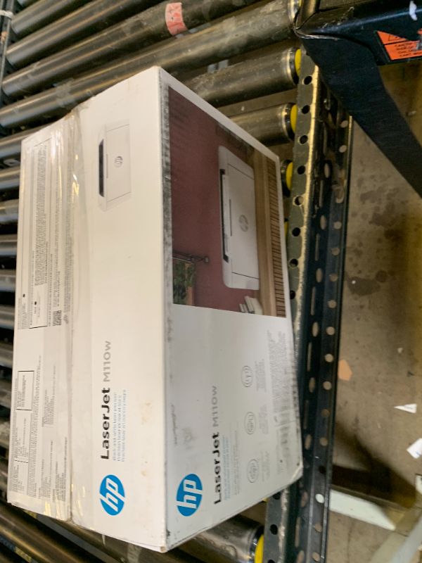 Photo 1 of HP LaserJet M110w Wireless Black & White Printer, Print, Fast speeds, Easy Setup, Mobile Printing, Best-for-Small Teams